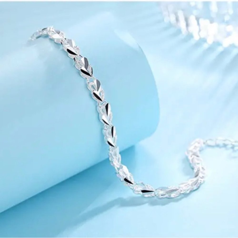925 Sterling Silver Bracelets Zircon Charm Women Bracelets Silver 925 Jewelry - Picture 5 of 6